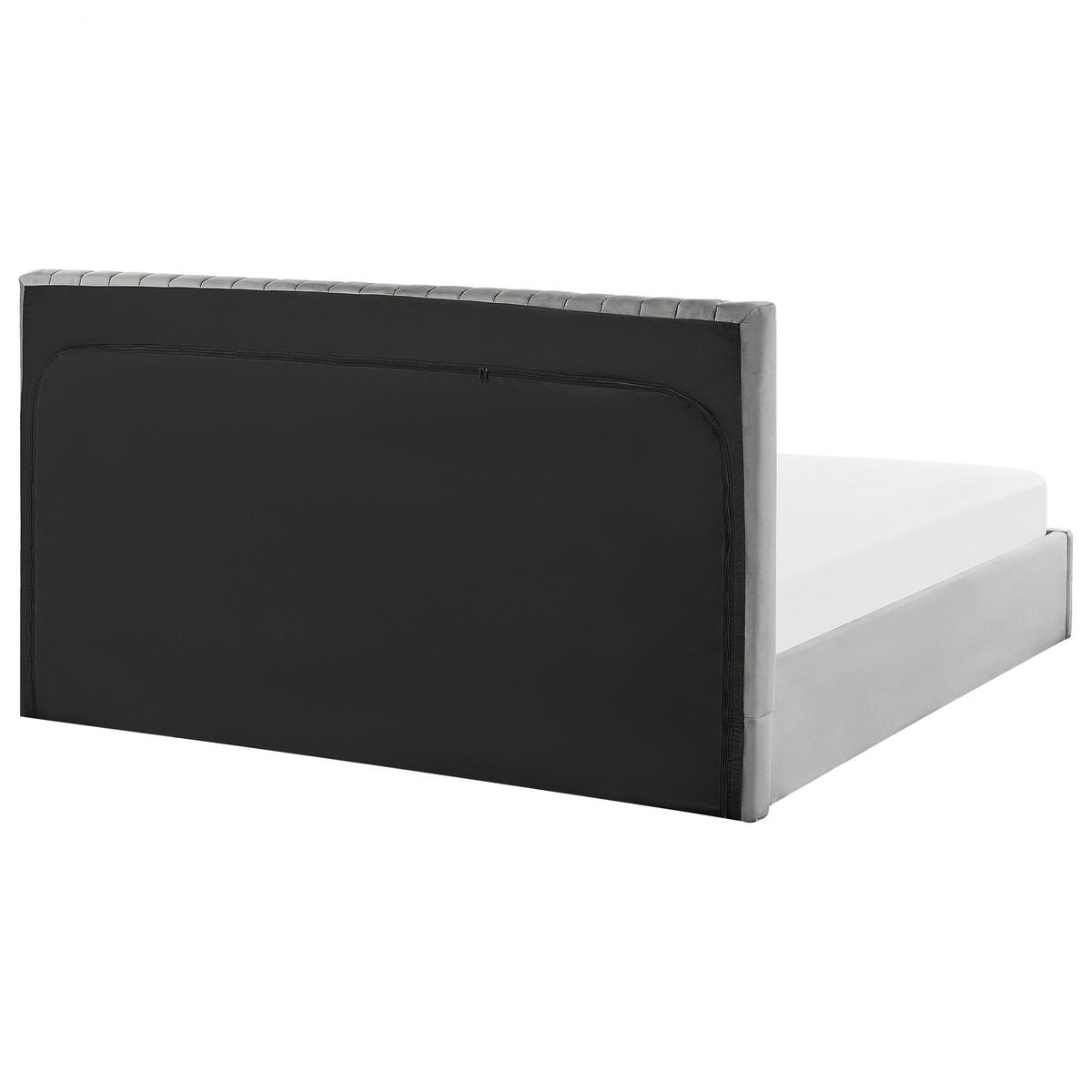 POLSTERBETT 180x200 cm Grau Vion - Grau, Textil (180/200cm) - Beliani