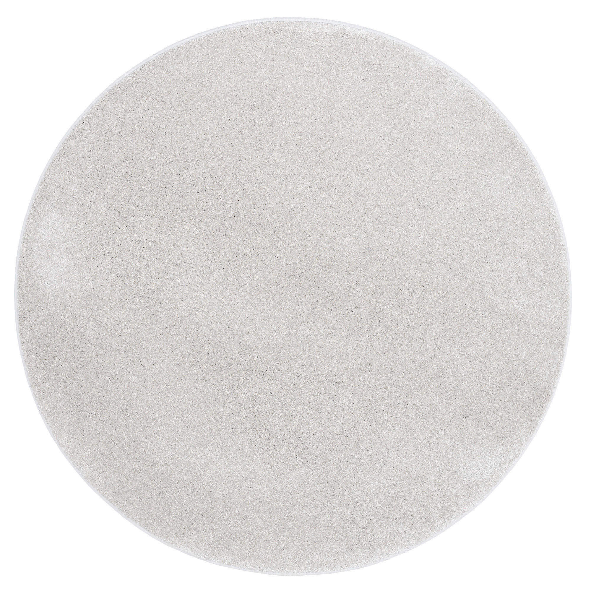 HOCHFLOR LUXUS VELOURS TEPPICH TOUCH RUND - Champagner, Textil (200/200cm) - Snapstyle