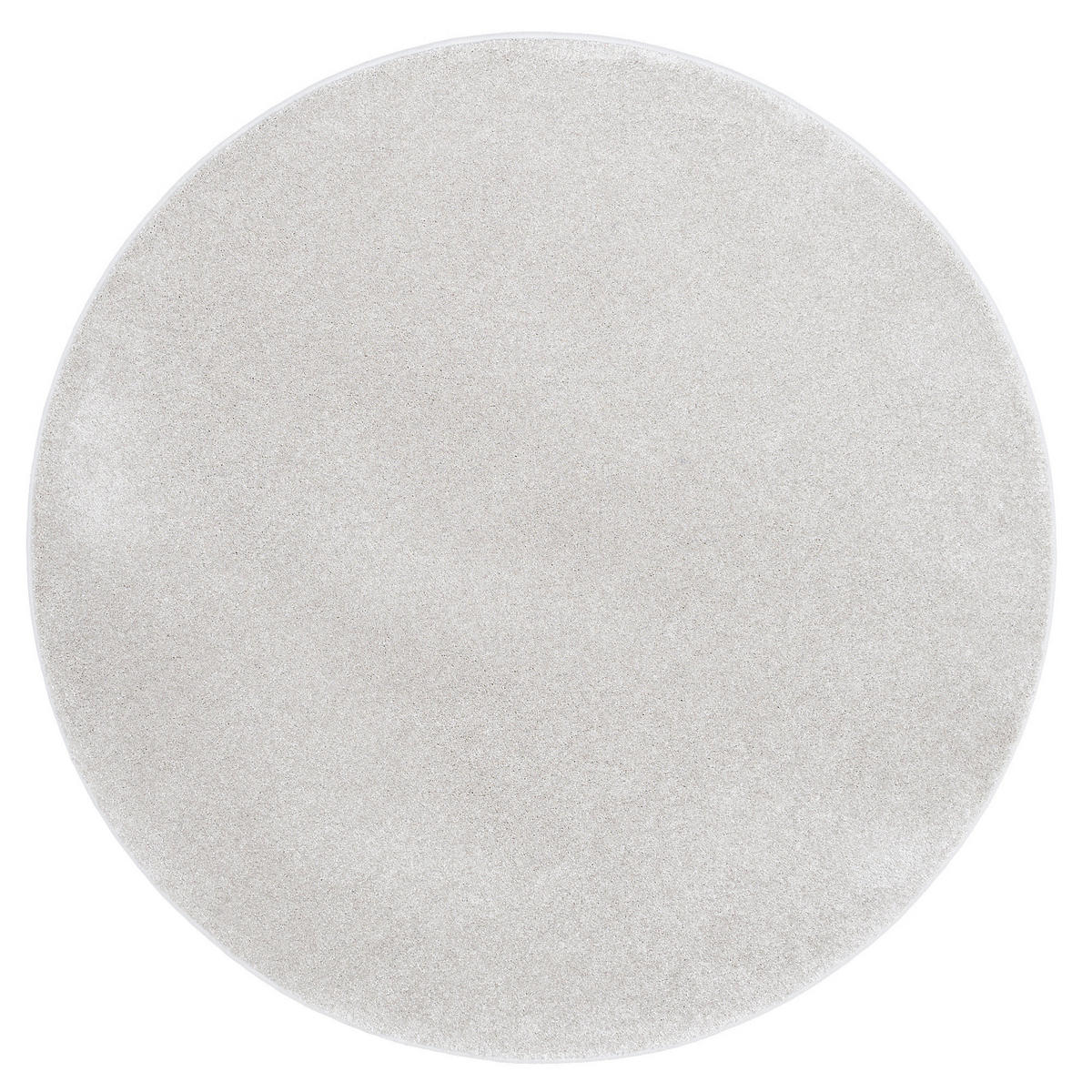 HOCHFLOR LUXUS VELOURS TEPPICH TOUCH RUND - Champagner, Textil (200/200cm) - Snapstyle