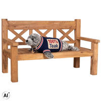 GARTENBANK Rustique - Naturfarben, Holz (160/99/73cm) - Mr. Deko