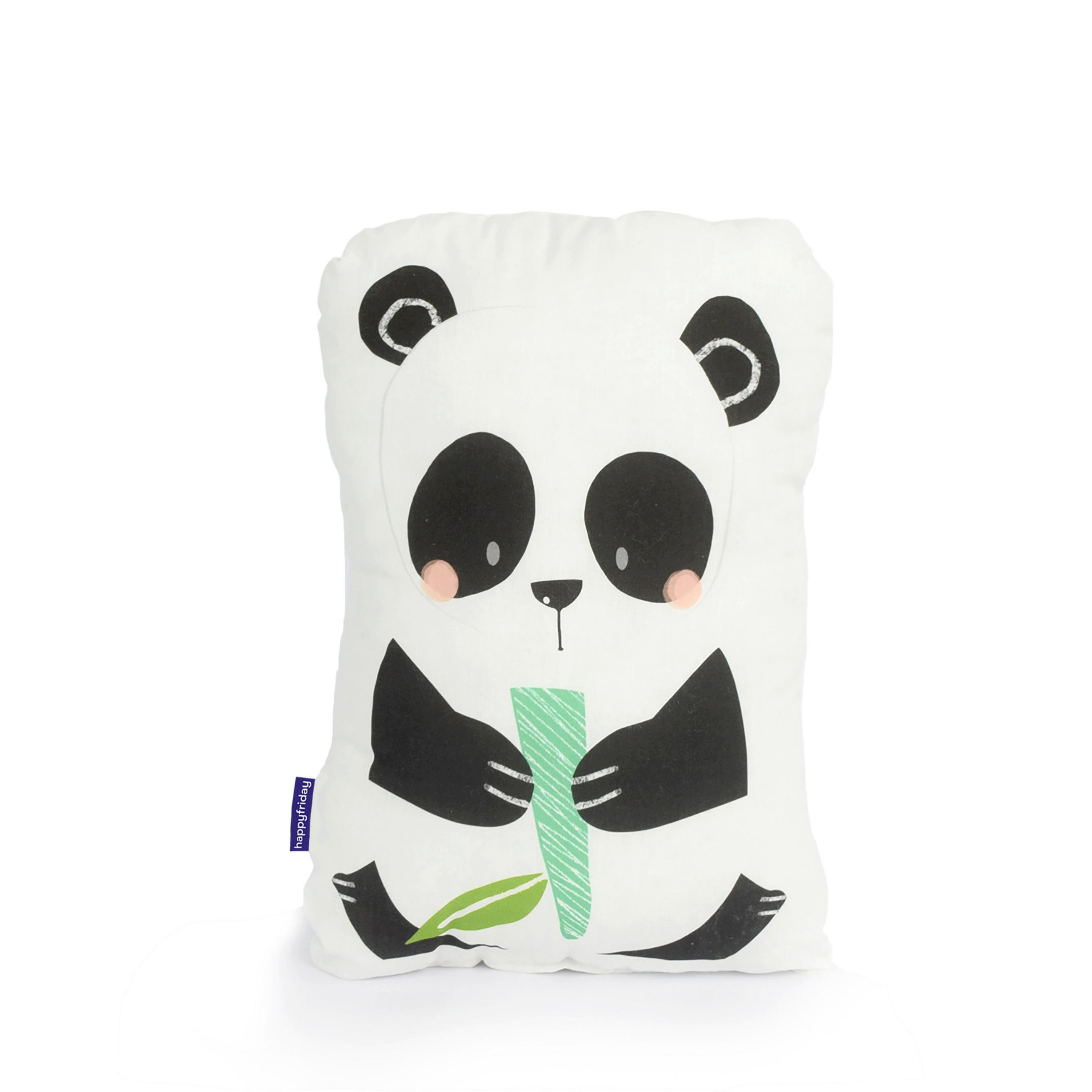 KISSEN panda garden 40x30 cm mehrfarbig - Multicolor, Textil (40/30cm) - Happy Friday
