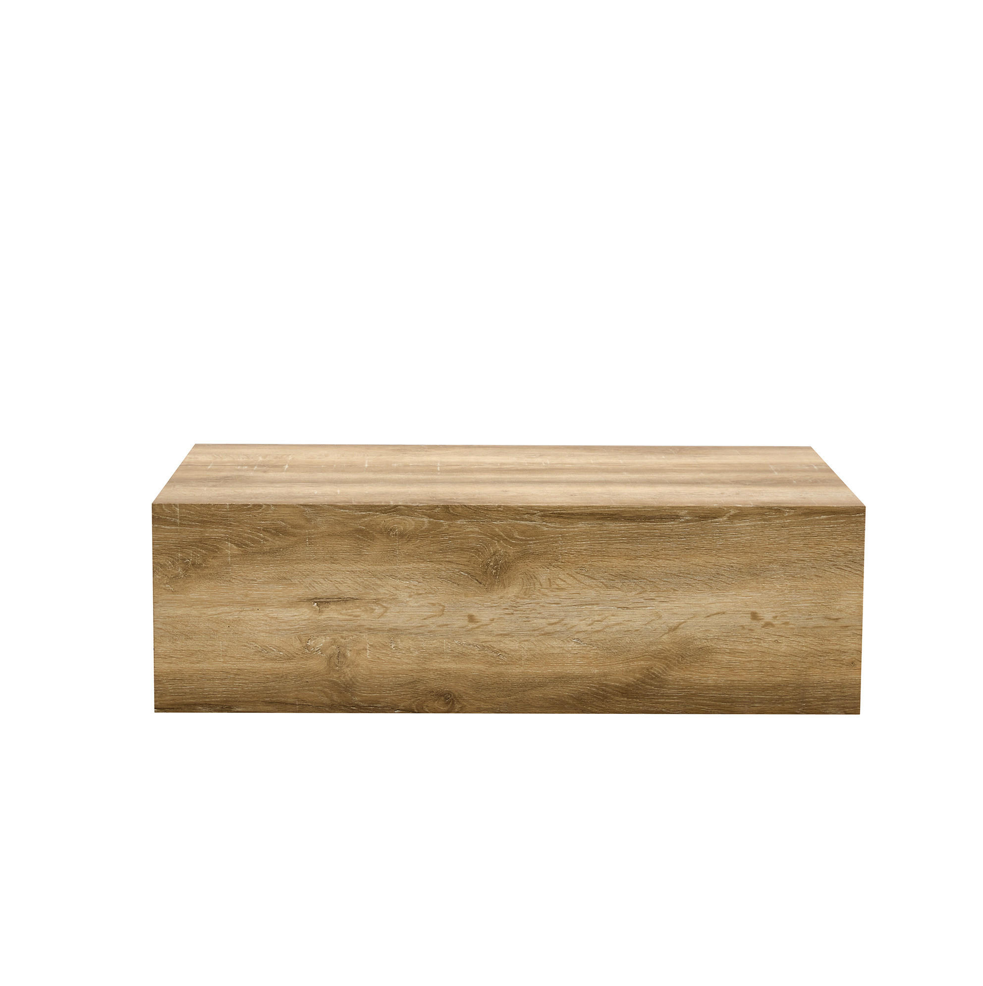 OKWISH KONFERENČNÍ stolek 90/50/30 cm světlé dřevo z MDF bez montáže s protiskluzovými podložkami