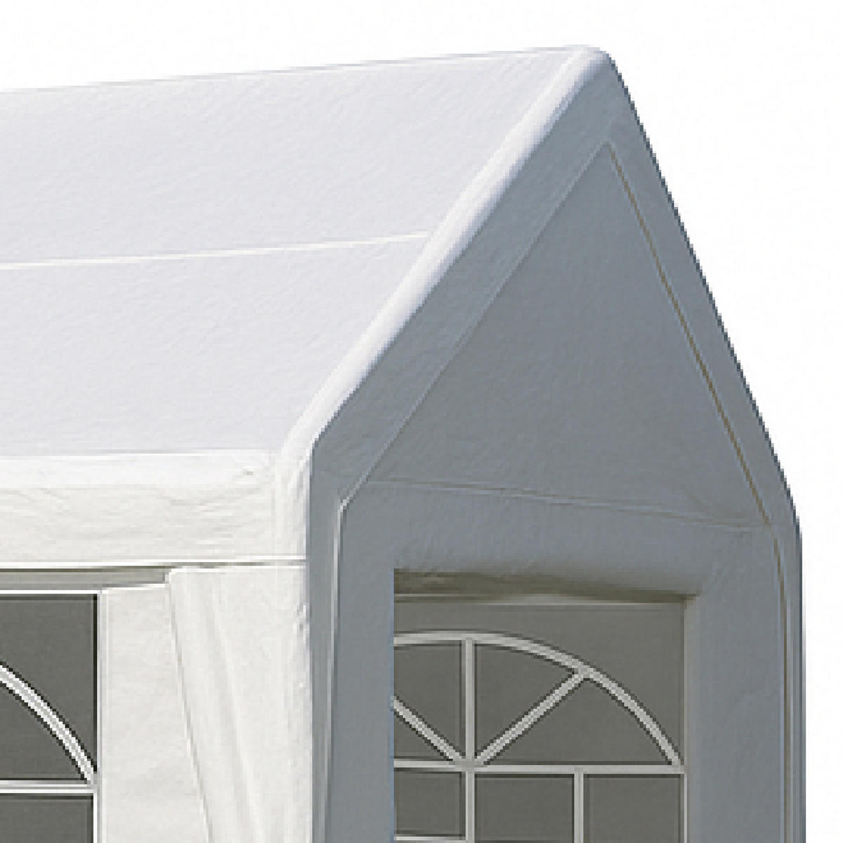 DACHPLANE Livingston - Zeltabdeckung für 4x6 Meter, PVC weiss 480g/m². BxTxH: 600x400x310 cm - Weiß, Kunststoff (600/0.3/400cm) - TPFGarden