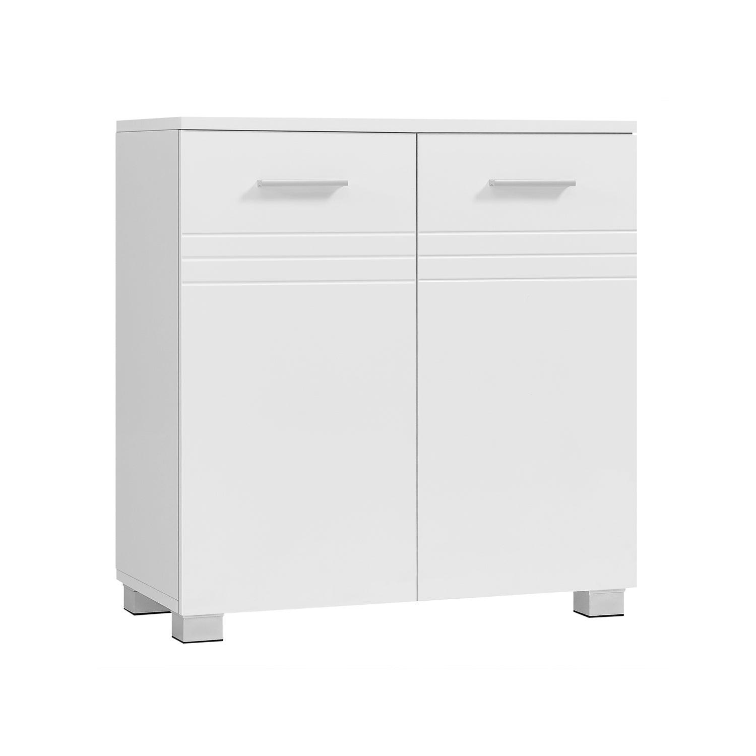 Hansiro Waschbeckenunterschrank Grau 30x63x60 cm