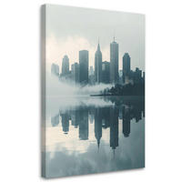 LEINWANDBILD Städte & Architektur 20x30cm - Blau, Textil (20/30cm) - Feeby