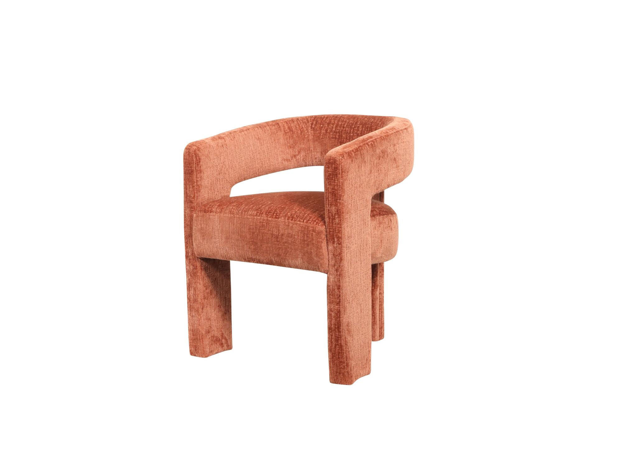 ESSZIMMERSTUHL LEITH Orange 62x58x75 cm - Orange, Textil (62/75/58cm) - FURNLUX
