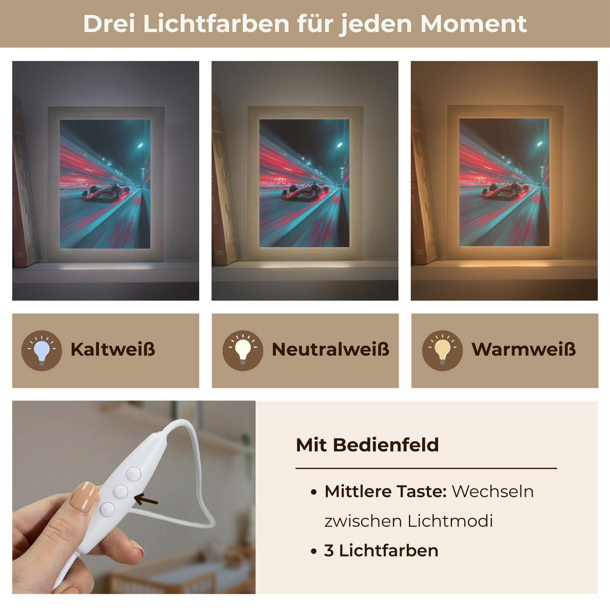 NACHTTISCHLAMPE Rennwagen - Rot - Geschwindigkeit 15x20 cm - Türkis, Holzwerkstoff (8/15/20cm)