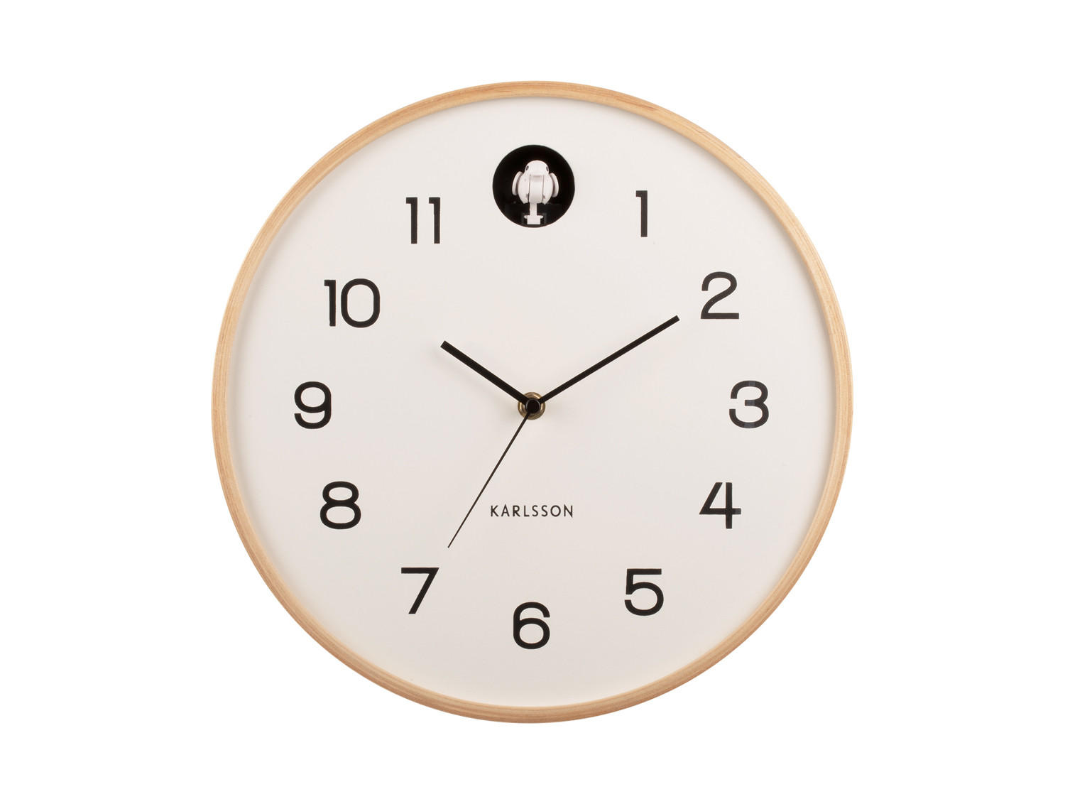 Karlsson Wanduhr Weiß 31.5x31.5x2 cm