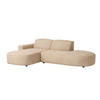 ECKSOFA Cursal Atelier, Stoff Salvador, Beige, Links - Beige, Holz (284/166cm) - Kaiser Möbel