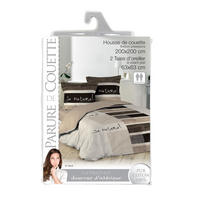 BETTWÄSCHE 200/200 cm - Beige, Naturmaterialien (200/200cm) - Douceur d´intérieur