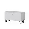 SITZBANK Siri Weiß 80 x 46 cm - Weiß, Holzwerkstoff (80/46/35.1cm) - Vicco