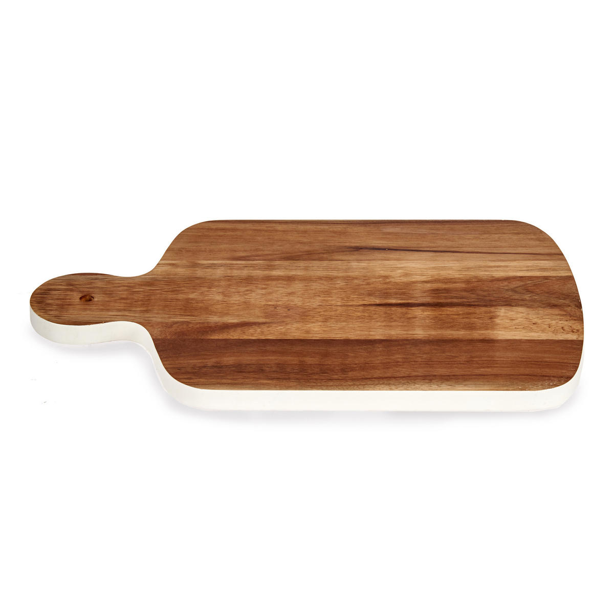 SCHNEIDEBRETT Holz Taro 40/26 cm - Weiß, Holz (26/40cm) - Kinvara