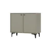 KOMMODE TORINO 84/72/41 cm mit 2 Türen Hellgrün - Hellgrün, Holzwerkstoff (84/72/41cm) - MASSENO