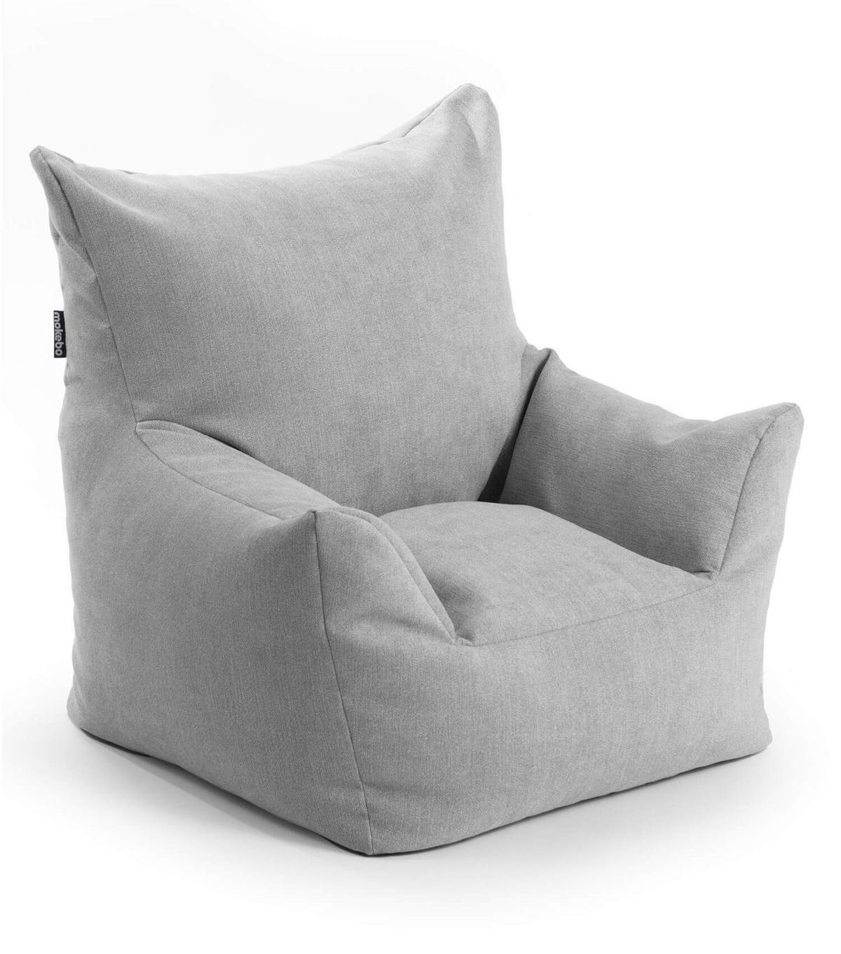KINDERSESSEL Der Pausenheld - Grau, Textil (52/57/53cm) - Mokebo