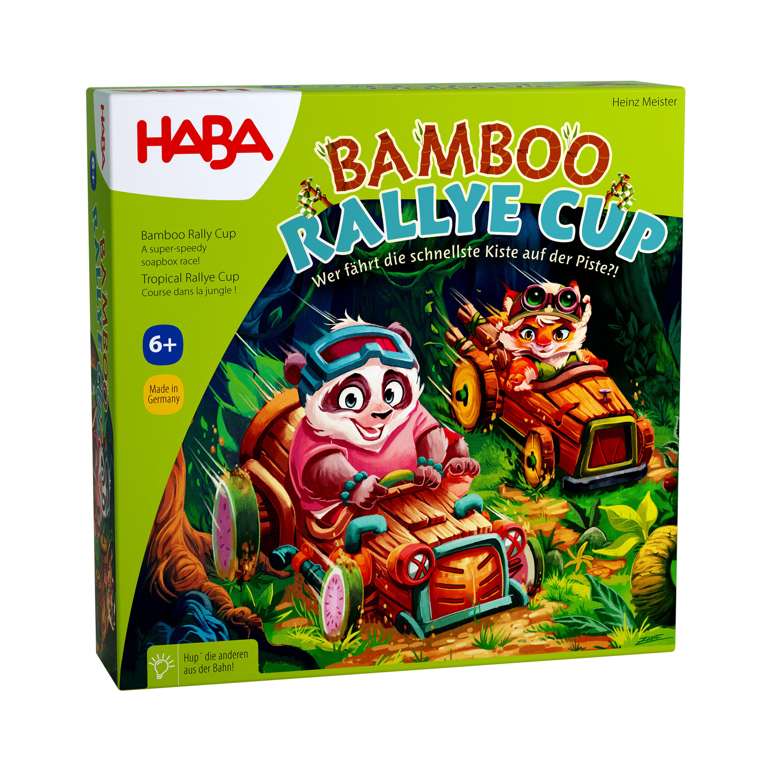 BRETTSPIEL Bamboo Rallye Cup, ab 6 Jahren - Multicolor, Naturmaterialien (26.5/26.5cm)
