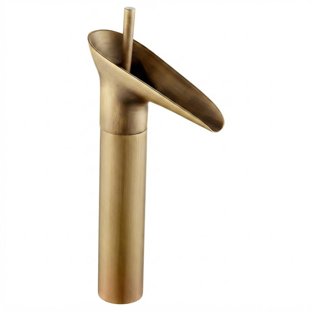 BADEZIMMERARMATUR, 31 cm x 14 cm, gold - Goldfarben, Metall (40/10/20cm) - Vallsero