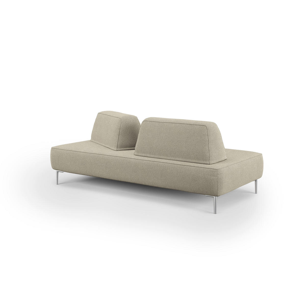 LINEARSOFA Newton - Beige, Textil (167/42/115cm) - Divani.store