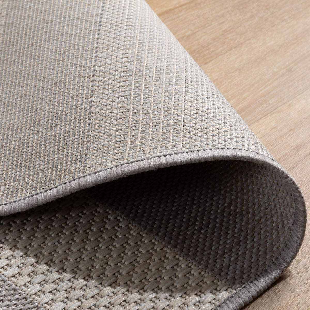 OUTDOORTEPPICH 200/290 cm Bergen Streifen - Grau, Textil (200/290cm) - Steffensmeier