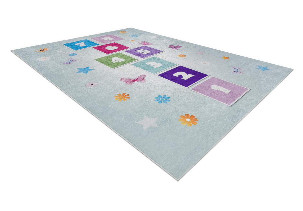 TEPPICH Bambino 80/150 cm - Pastellgrün, Textil (80/150cm) - rugsX
