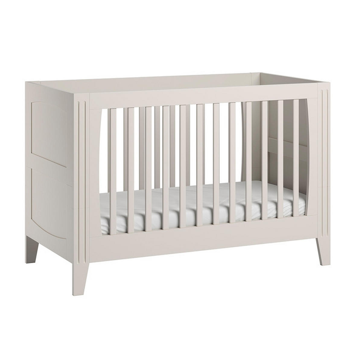 BABYZIMMER 2-teilig Weiß - Weiß, Holzwerkstoff (144/80/75cm) - Petits-meubles