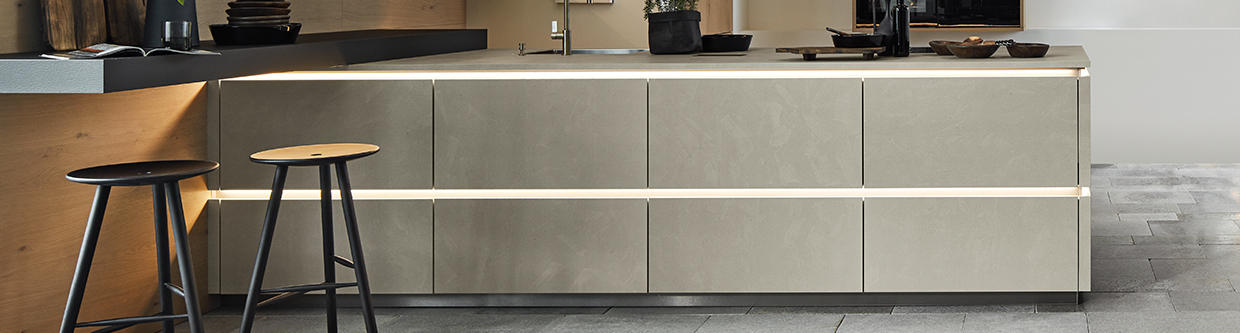 Nolte Küchenfront beton