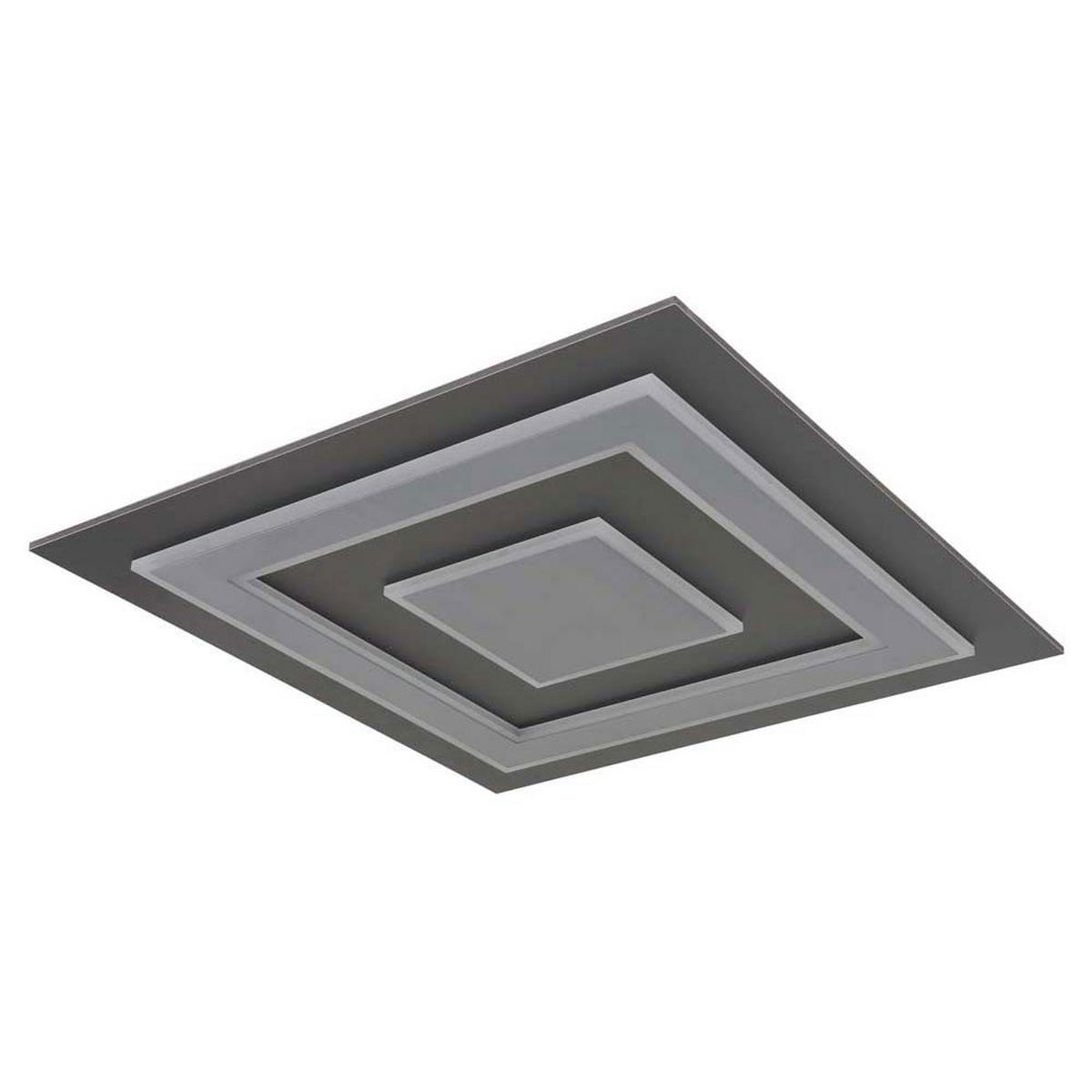 LED DECKENLEUCHTE JAYDEN Anthrazit Grau - Anthrazit, Metall (60/60/5.5cm) - Globo Lighting