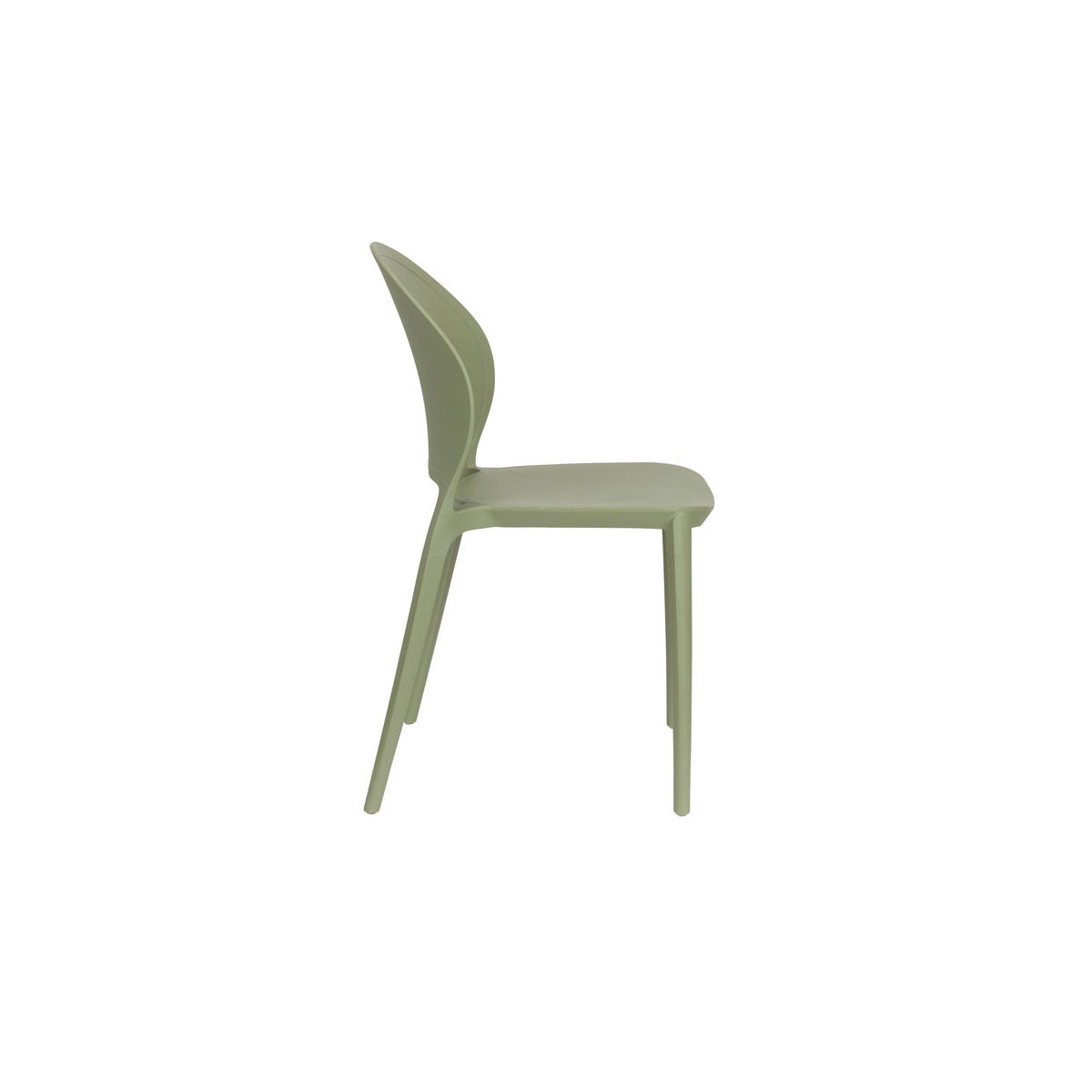 GARTENSTUHL Sjoerd Grün - 4 er Set - Grün, Kunststoff (45/82/52cm) - Housecraft Living