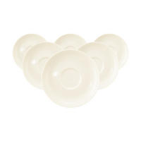 KOMBI-UNTERTASSEN Savona Fine Diamond creme ø 13 cm 6er Set - Creme, Keramik (13cm) - Seltmann Weiden