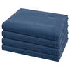 HANDTUCH Pique 4er-Set - Dunkelblau, Textil (50/100cm) - Ross