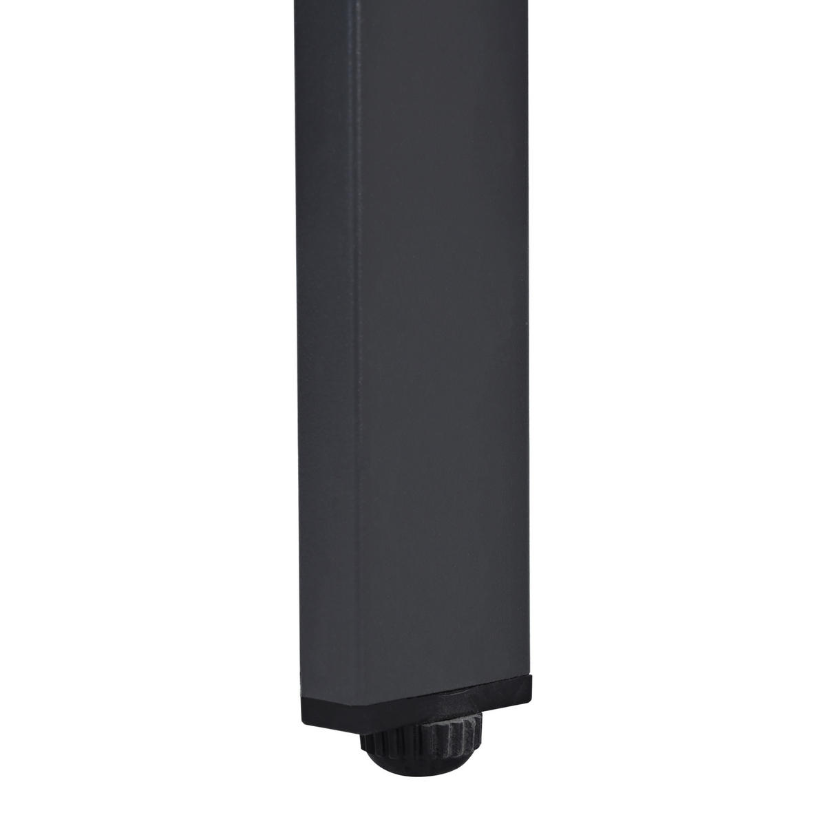 GARTEN-ESSGRUPPE Grau 4-tlg. mit Ecksofa, 2 Hockern & Esstisch - Grau, Metall - ComfortXL