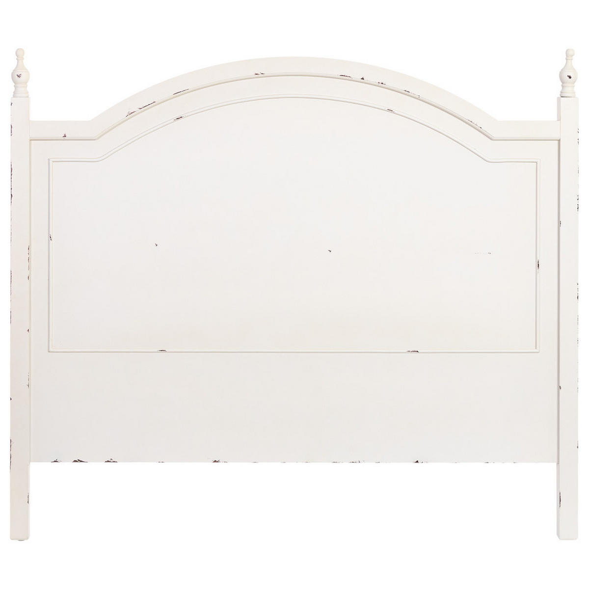 KOPFTEIL aus Holz, weiß, 150x5x130cm - Weiß, Holz (150/130/5cm) - Wanderlust