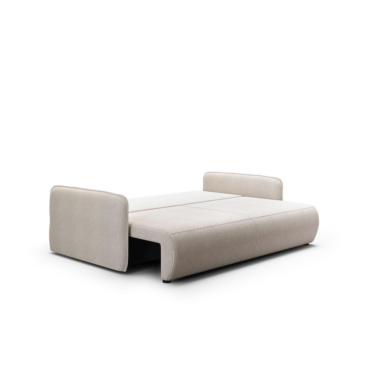 SOFA Claudio 3 Sitzplätze Hellgrau - Grau, Holz (216/86/105cm) - Petits-meubles