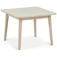 COUCHTISCH quadratisch Eiche massiv 70/70/52 cm - Beige, Holz (70/70/52cm) - Furnhouse