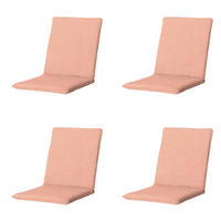 GARTENSTUHLKISSEN Neapel 97/49 cm 4er-Set - Pink, Textil (49/6/97cm) - Madison