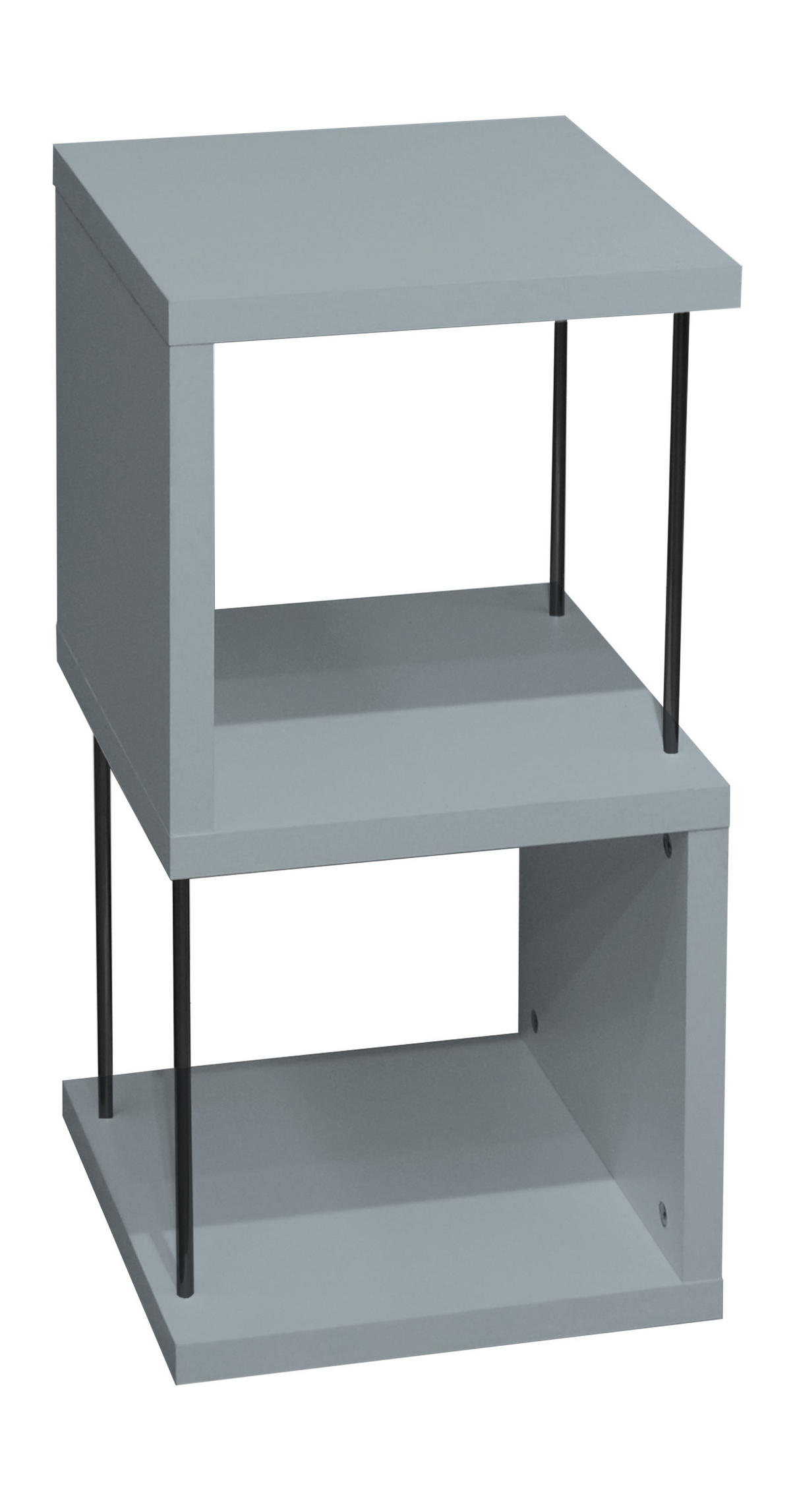 REGAL Elga 33x33x65 aus Holzwerkstoff in der Farbe aqua matt lack - Blau, Kunststoff (33/65/33cm) - 58aufmkessel