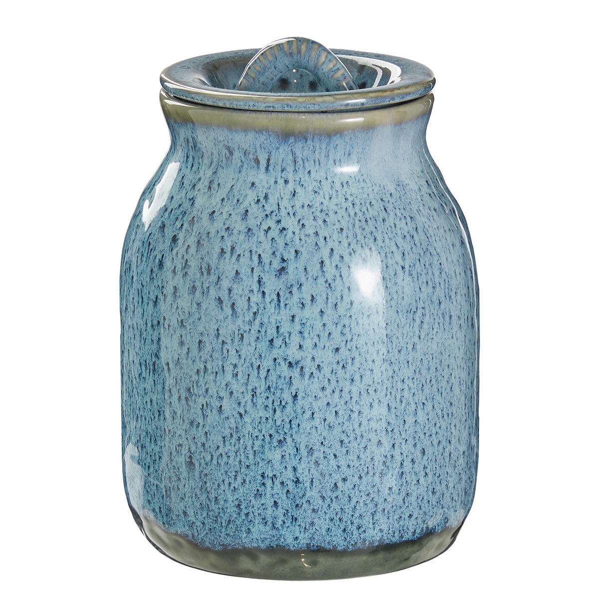 AUFBEWAHRUNGSDOSE Portimao - Blau, Keramik (11/15/11cm) - Butlers