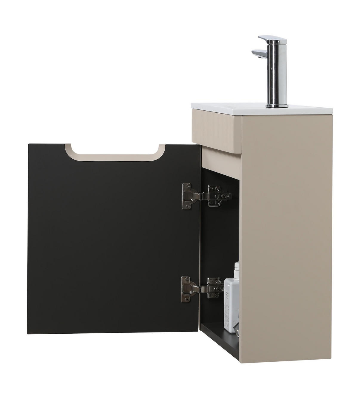 GÄSTE-WC-MÖBELSET Thermis 2 Teile Cashmere - 40 x 22 x 53 cm - Kaschmir, Holz (40/53/22cm) - Badplaats