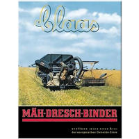 MAGNET 6/8 cm Claas Mähdreschbinder - Multicolor, Metall (6/8/0.1cm) - Nostalgic-Art