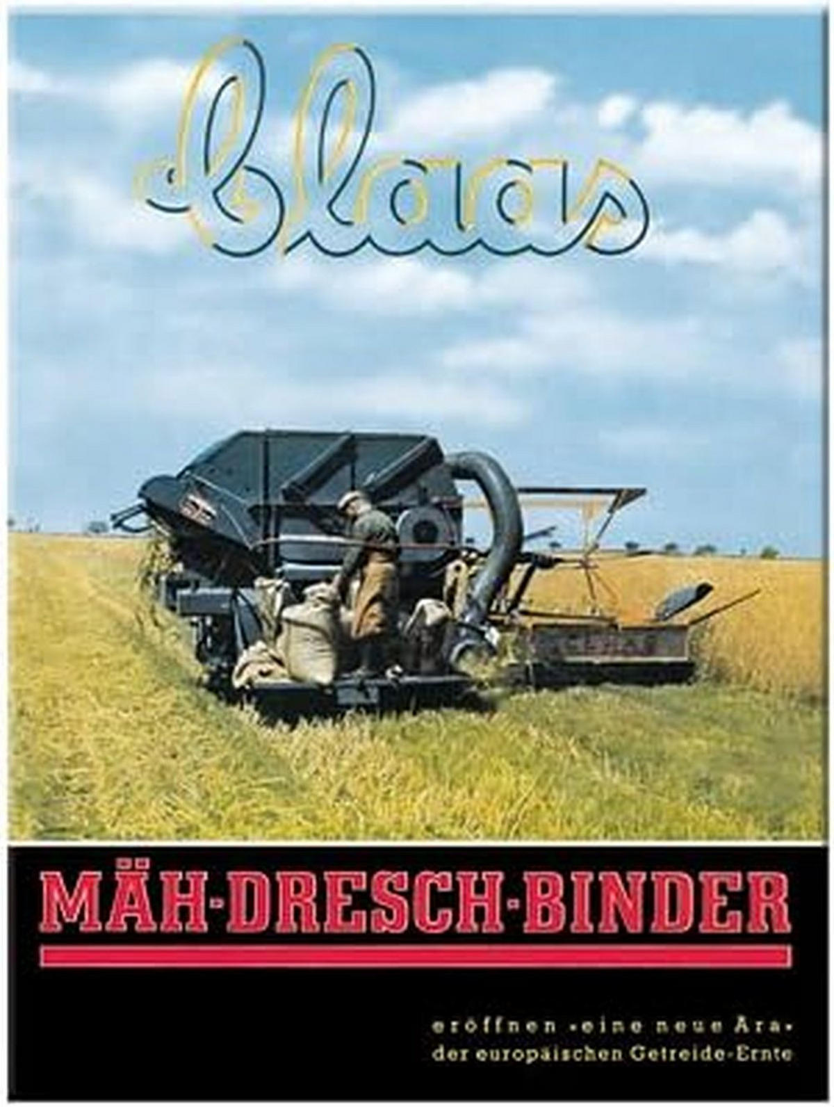MAGNET 6/8 cm Claas Mähdreschbinder - Multicolor, Metall (6/8/0.1cm) - Nostalgic-Art