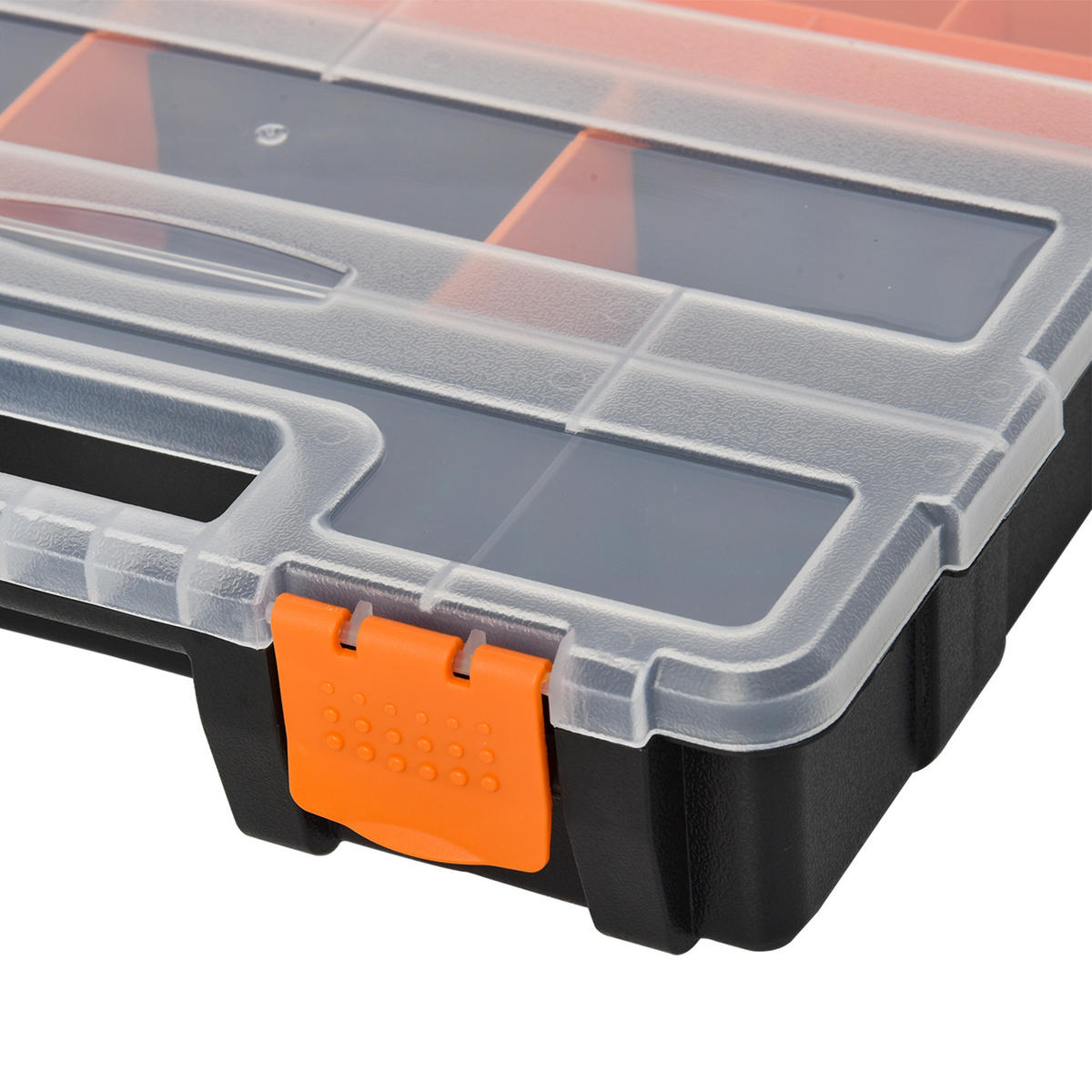 MULTIFUNKTIONALES Werkzeugbox, 4PCS Werkzeugaufbewahrung Box, Kunststoff, Orange+Schwarz - Multicolor, Kunststoff (22.5/5.5/28.7cm) - DURHAND