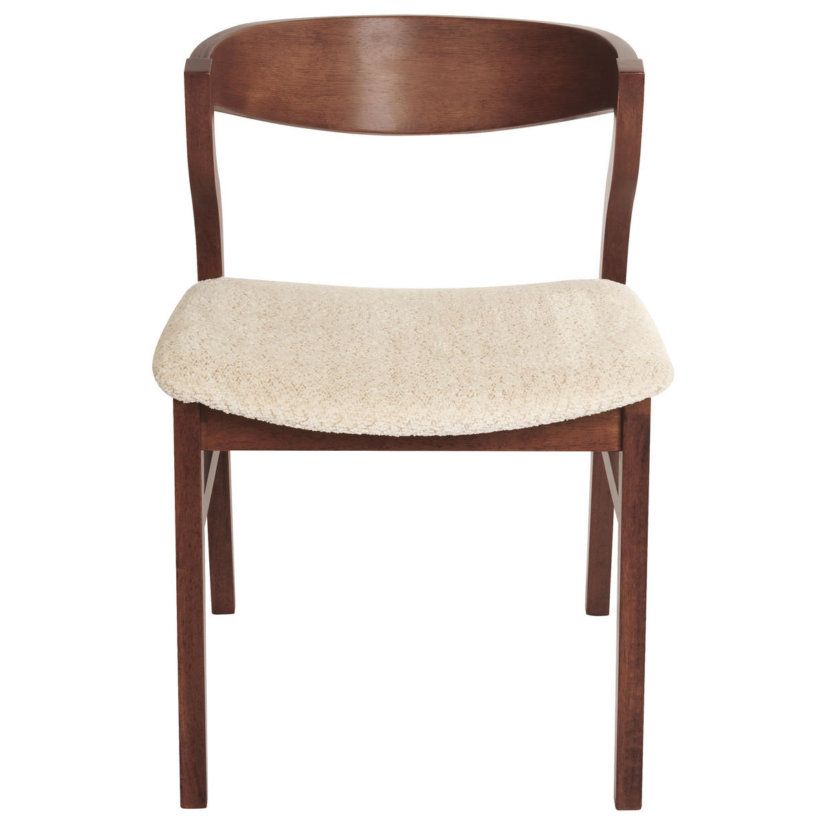 ESSZIMMERSTUHL 2er-Set Holz Hellbeige Maroa - Beige, Holzwerkstoff (51/72/46cm) - Beliani