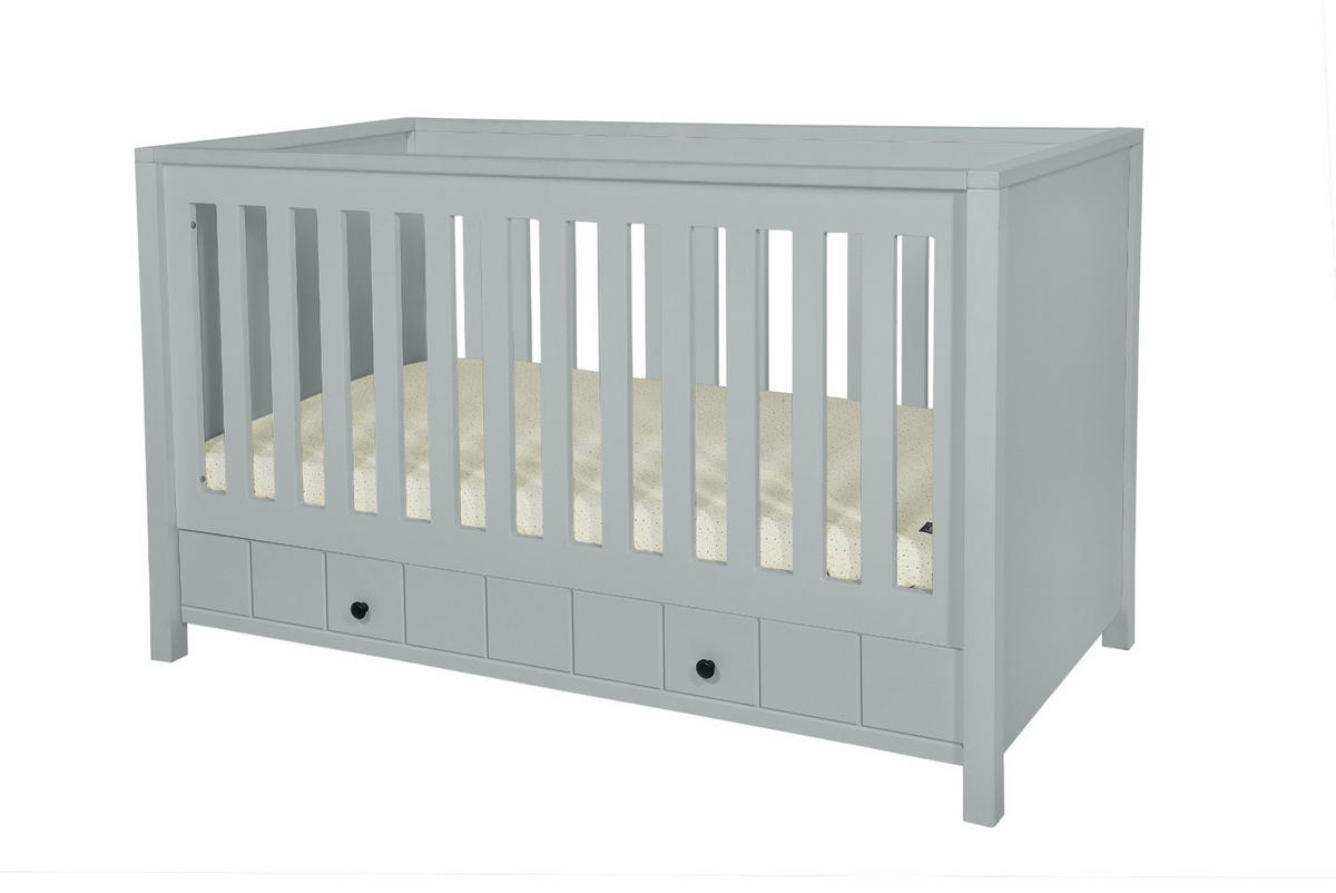 GITTERBETT Allpin 140/70 - Grau, Holzwerkstoff (70/140cm) - RAUMHIRSCH FURNITURE