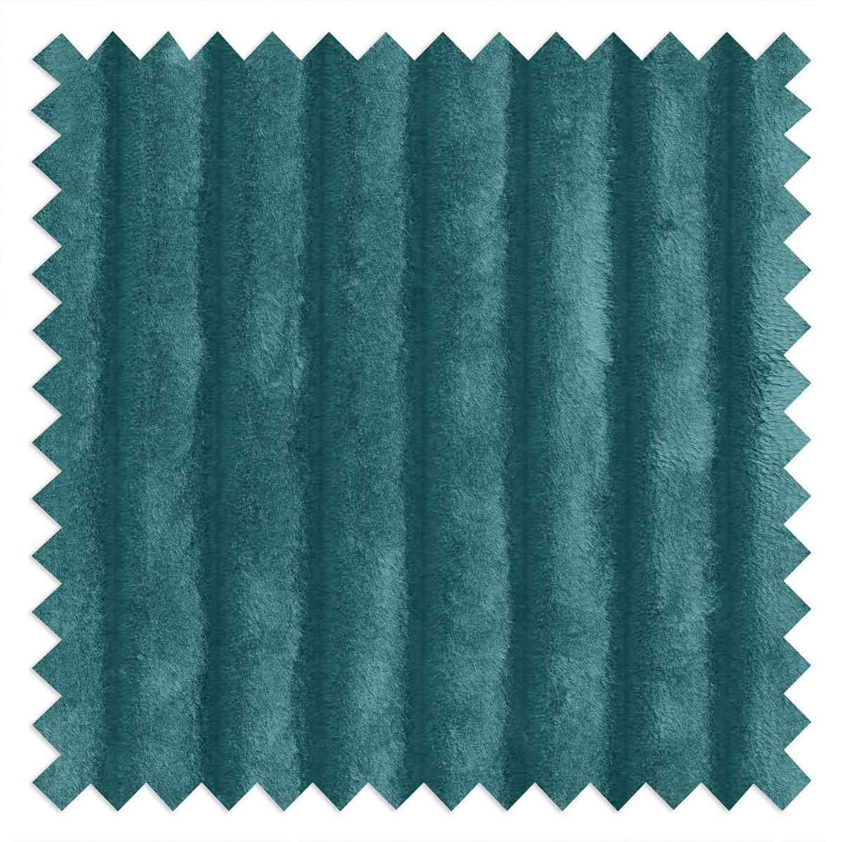 ECKSOFA mit Longchair - Cord - Türkis/Schwarz, Kunststoff/Textil (284/178cm) - home24