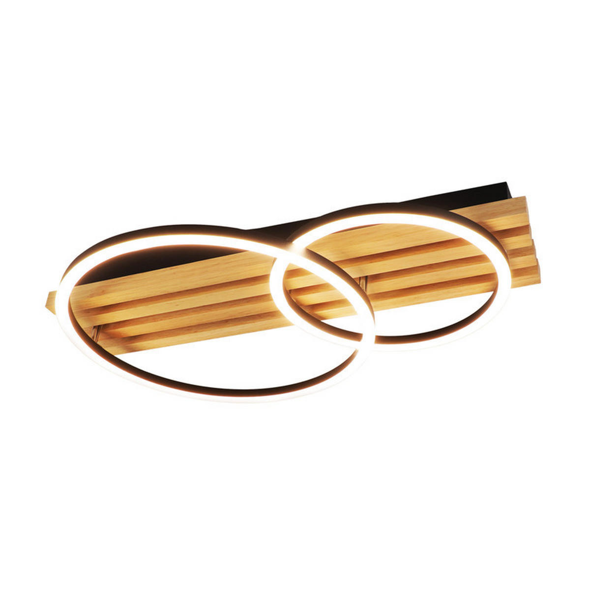 LED-DECKENLEUCHTE Elfriede II 8.8/55/35cm - Eschefarben, Holz (8.8/55/35cm) - Nettlife