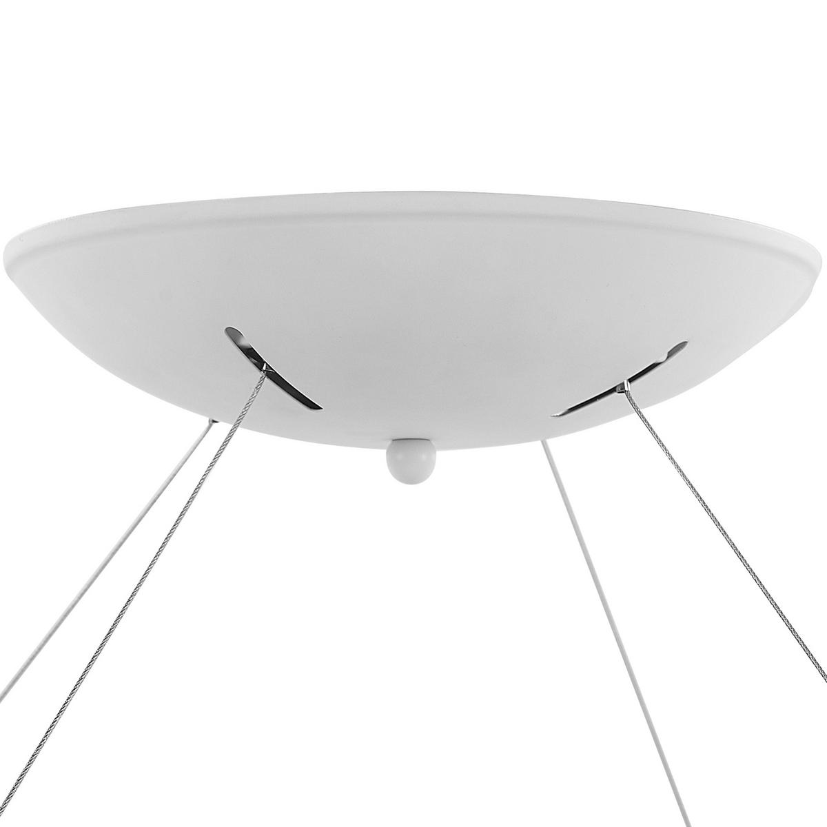 HÄNGELEUCHTE Lenya 60/60/150 cm - Weiß, Metall (60/60/150cm) - Beliani