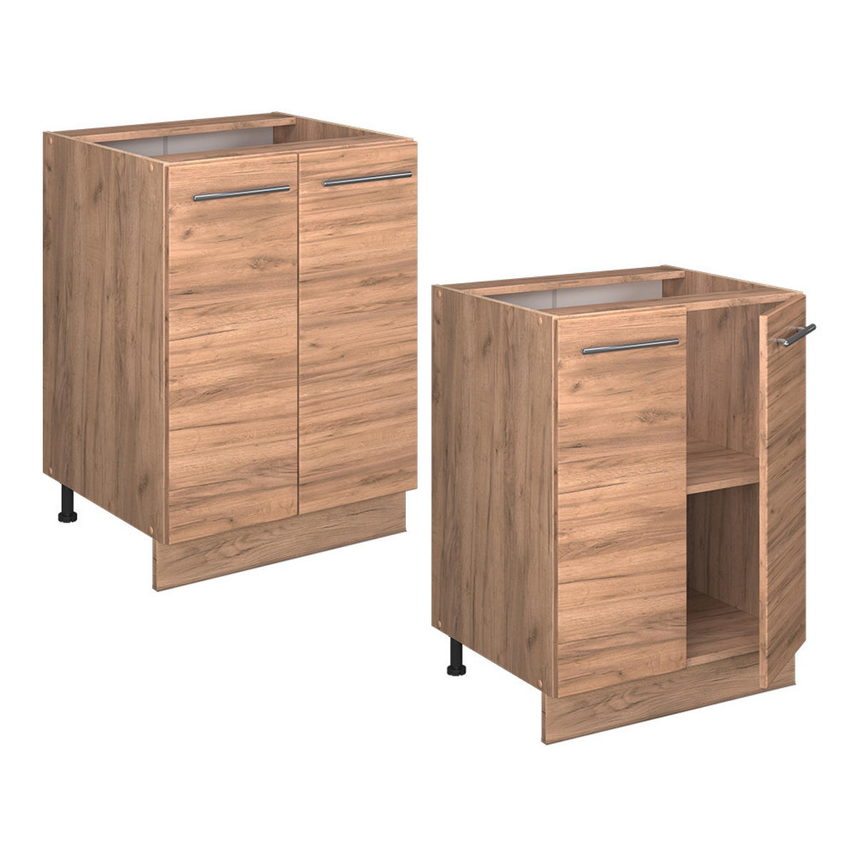 SPODNÍ SKŘÍŇKA KUCHYŇSKÉ LINKY Fame-Line Zlatý mocný dub - medově dubová, kompozitní dřevo (60/82/60cm) - Vicco