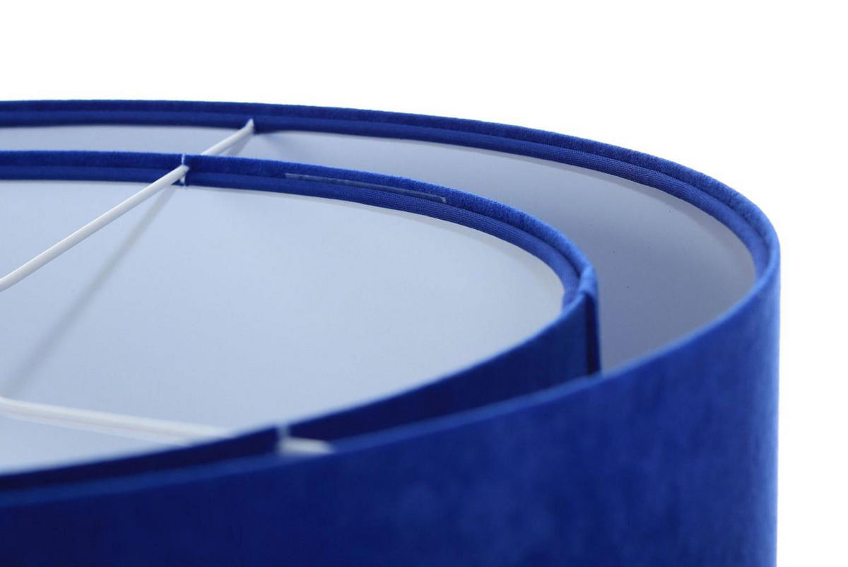 HÄNGELEUCHTE Blau 50/23 cm - Weiß, Kunststoff (50/1.3/23cm) - ONZENO
