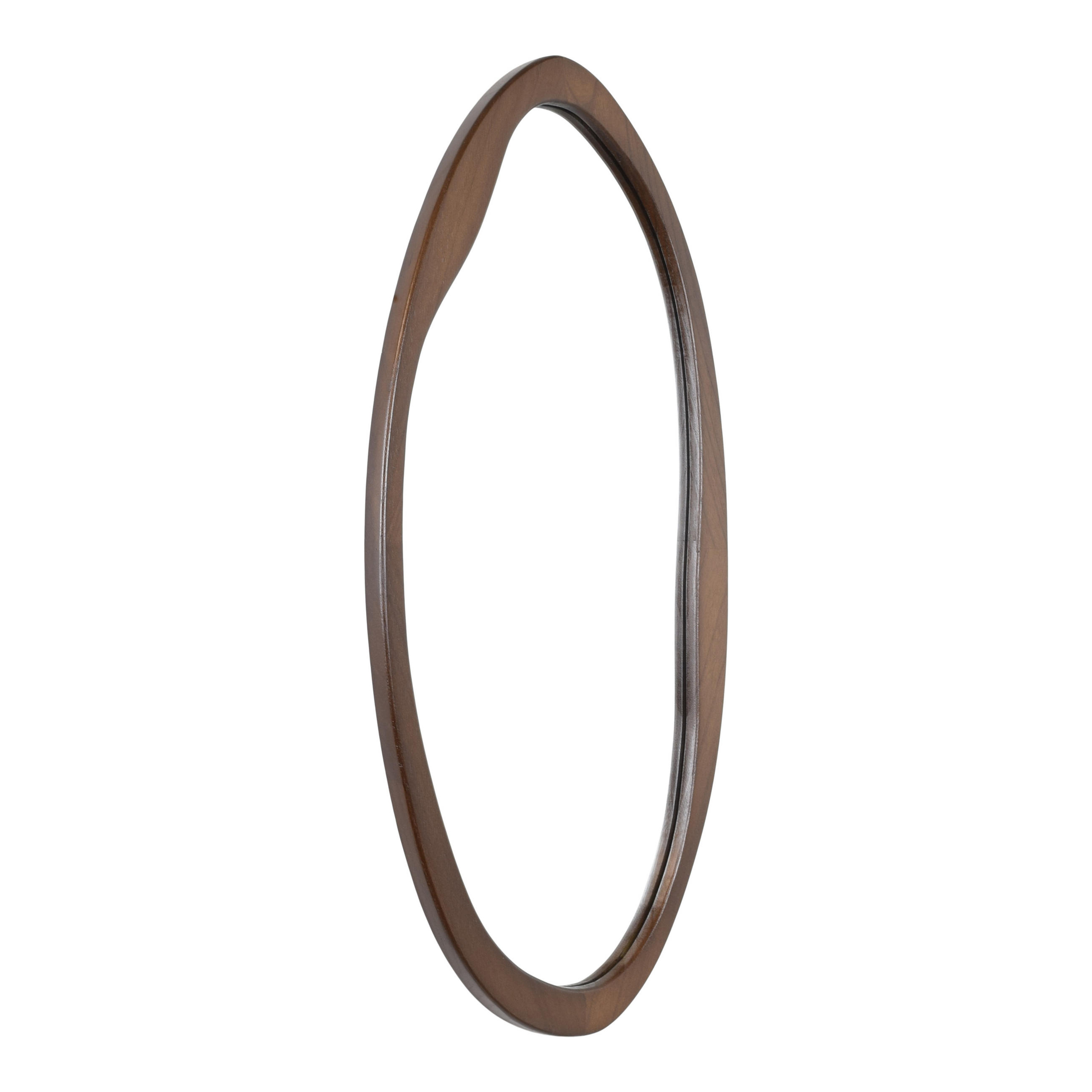 WANDSPIEGEL Yin Braun - Dunkelbraun, Metall (60/120/4cm) - Fragix