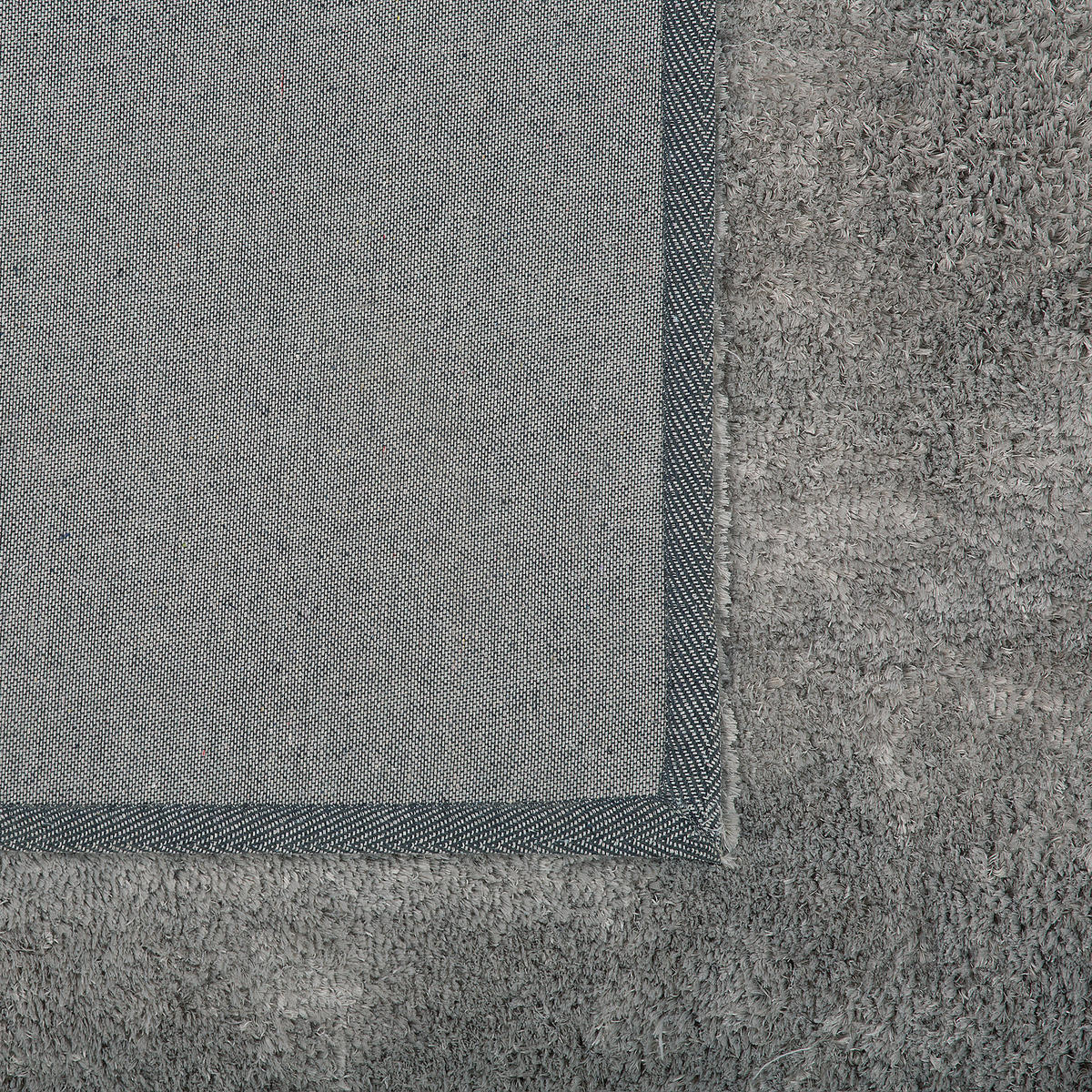 SHAGGY-TEPPICH Evren 150/80 cm - Grau, Kunststoff (80/150cm) - Beliani