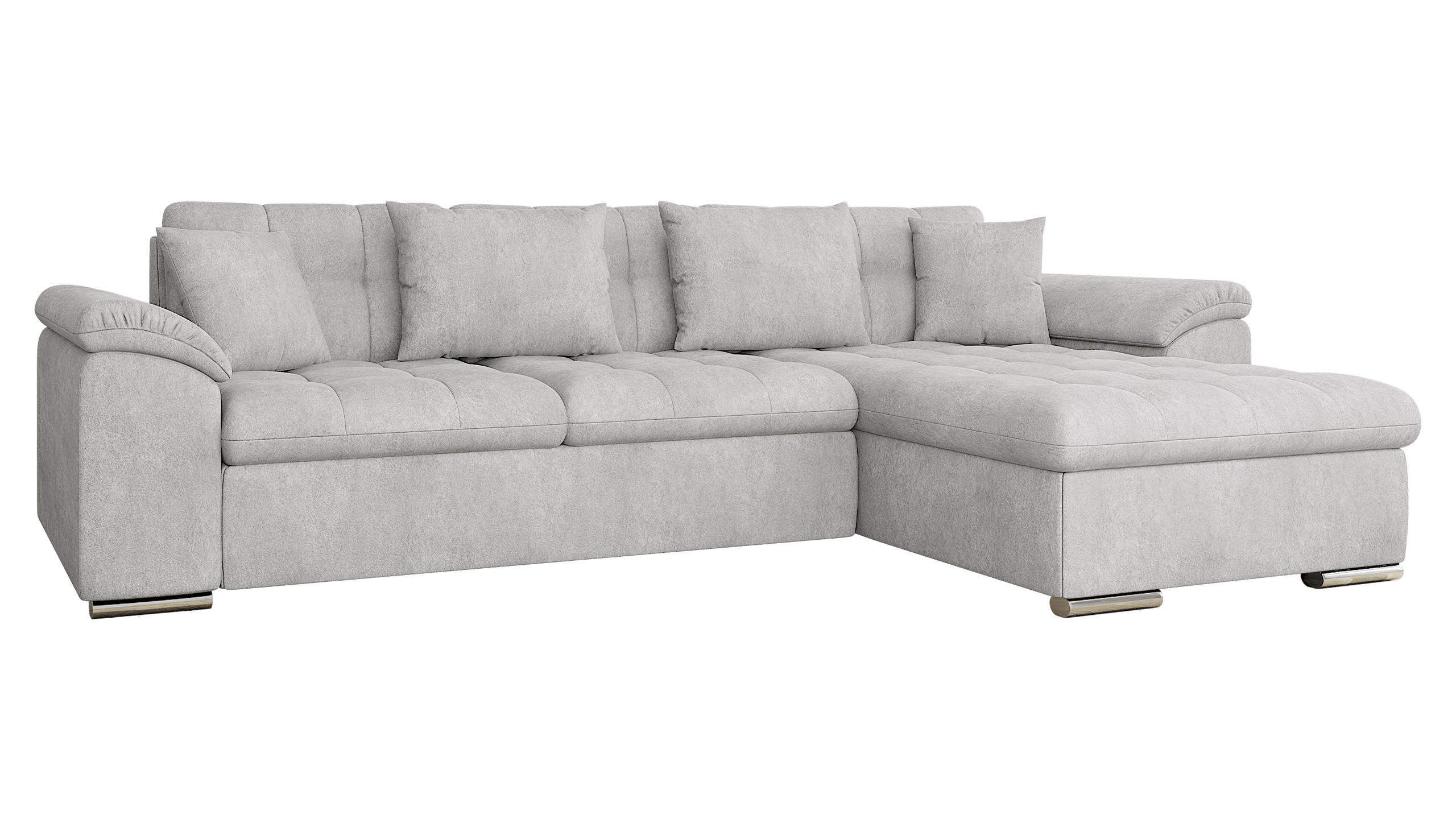 ECKSOFA Diana Premium, Seite: Rechts - Kaschmir, Holz/Textil (280/160cm) - MIRJAN24
